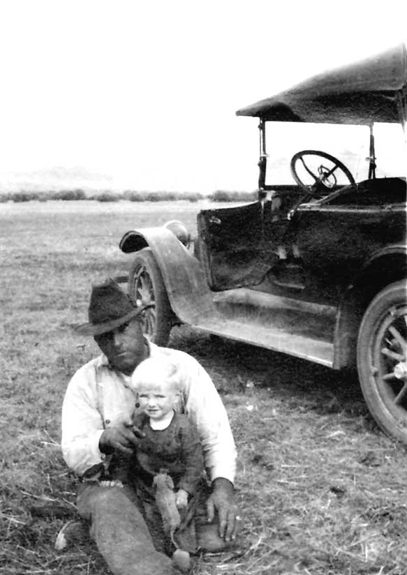 John M. Flynn with son Millis